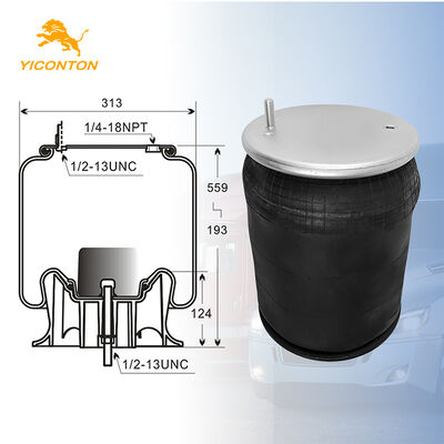 1V 9373 Truck Air Spring, Suitable for Contitech 910-17.5P440/Goodyear 1R12-403566243097