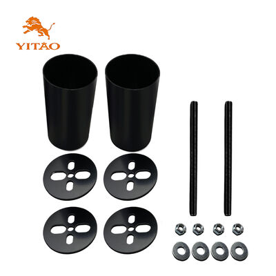 컵에 대한 DIY 공기 스프링 장착 브래킷 4.5 "제철 파이프 유니버설 공기 서스펜션